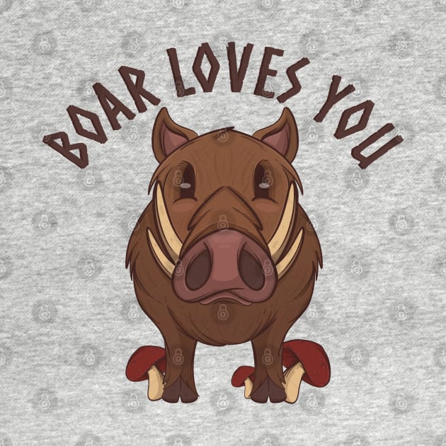 Valheim Boar Loves You by Artistic Imp